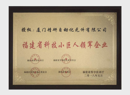 福建省科技小巨人領軍企業